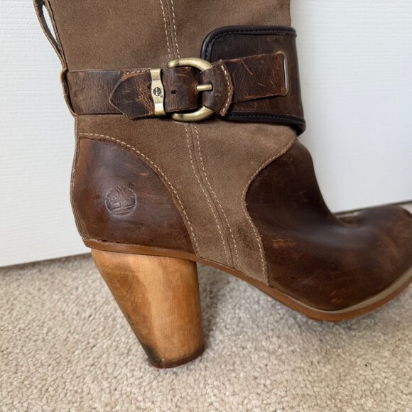 Timberland High Heel Earthkeeper Boots - 8.5 - Picture 4 of 7